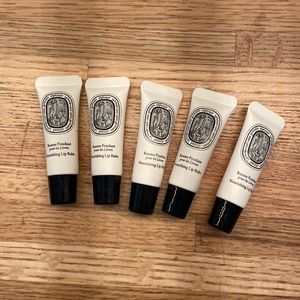 (5) tubes of Diptyque nourishing lip balm 5ml unopened